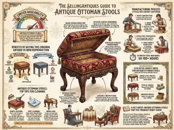 Antique Ottoman Stools Guide Infographic