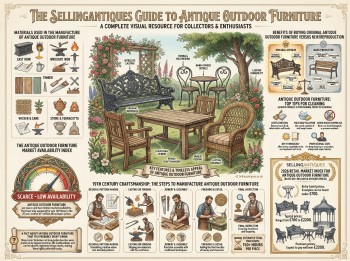 Antique Outdoor Furniture Guide Infographic