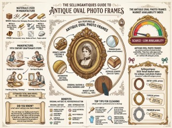 Antique Oval Photo Frames Guide Infographic