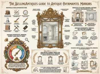 Antique Overmantel Mirrors Guide Infographic