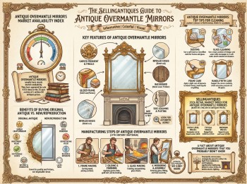 Antique Overmantle Mirrors Guide Infographic