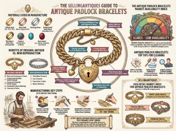 Antique Padlock Bracelets Guide Infographic