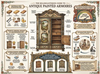 Antique Painted Armoires Guide Infographic