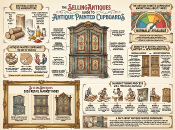 Antique Painted Cupboards Guide Infographic