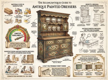 Antique Painted Dressers Guide Infographic