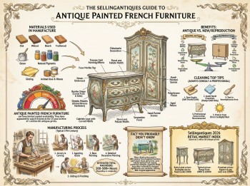 Antique Painted French Furniture Guide Infographic