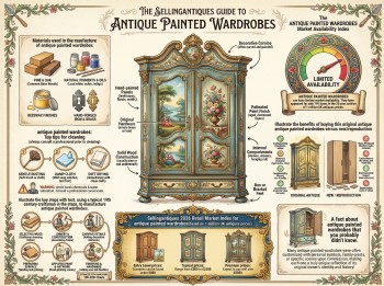 Antique Painted Wardrobes Guide Infographic