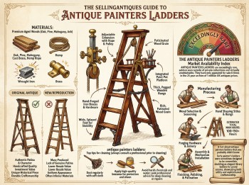 Antique Painters Ladders Guide Infographic