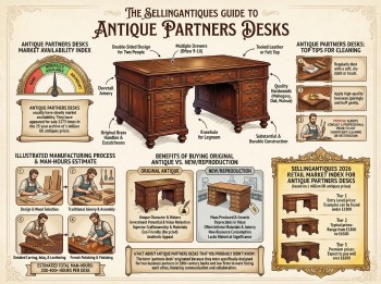 Antique Partners Desks Guide Infographic