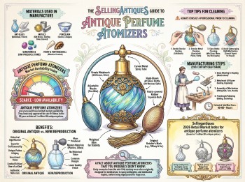 Antique Perfume Atomizers Guide Infographic