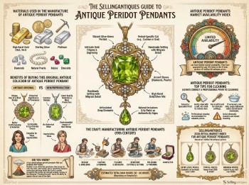 Antique Peridot Pendants Guide Infographic
