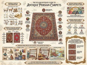 Antique Persian Carpets Guide Infographic