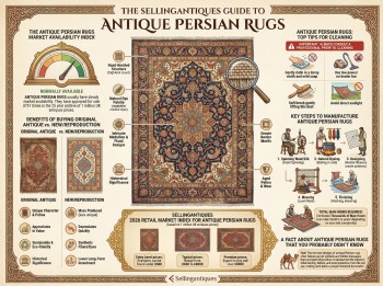 Antique Persian Rugs Guide Infographic