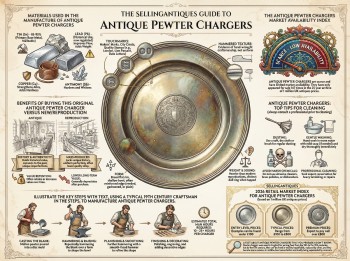 Antique Pewter Chargers Guide Infographic