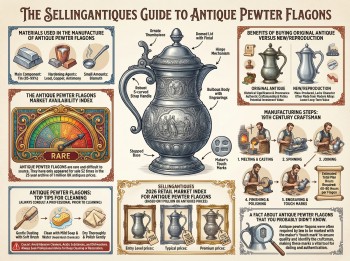 Antique Pewter Flagons Guide Infographic