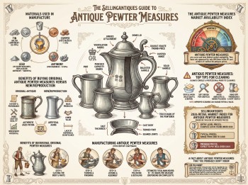 Antique Pewter Measures Guide Infographic