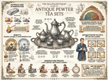 Antique Pewter Tea Sets Guide Infographic