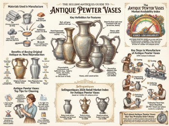 Antique Pewter Vases Guide Infographic