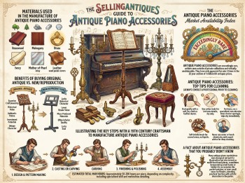 Antique Piano Accessories Guide Infographic