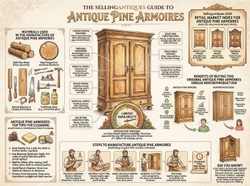 Antique Pine Armoires Guide Infographic