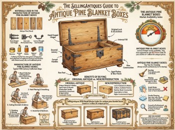 Antique Pine Blanket Boxes Guide Infographic