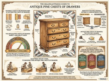 Antique Pine Chests Of Drawers Guide Infographic