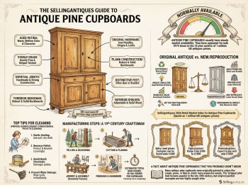 Antique Pine Cupboards Guide Infographic