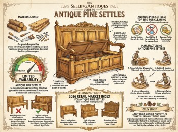 Antique Pine Settles Guide Infographic