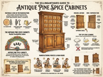Antique Pine Spice Cabinets Guide Infographic