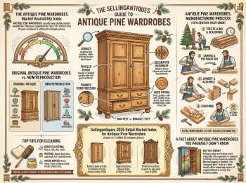 Antique Pine Wardrobes Guide Infographic