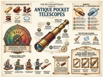 Antique Pocket Telescopes Guide Infographic