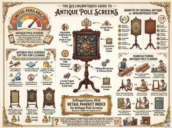 Antique Pole Screens Guide Infographic