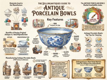 Antique Porcelain Bowls Guide Infographic