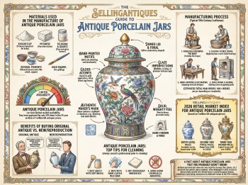 Antique Porcelain Jars Guide Infographic