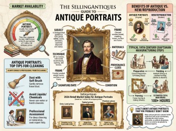 Antique Portraits Guide Infographic