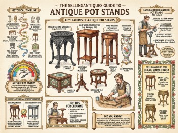 Antique Pot Stands Guide Infographic