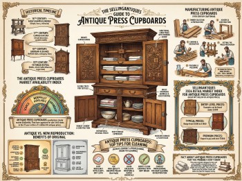 Antique Press Cupboards Guide Infographic