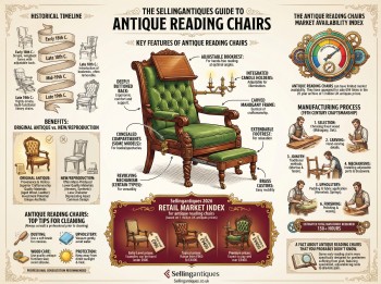 Antique Reading Chairs Guide Infographic