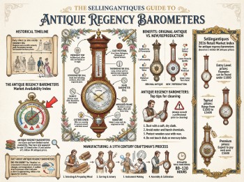 Antique Regency Barometers Guide Infographic