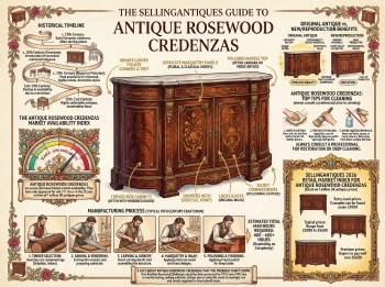 Antique Rosewood Credenzas Guide Infographic