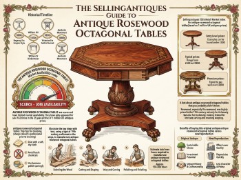 Antique Rosewood Octagonal Tables Guide Infographic