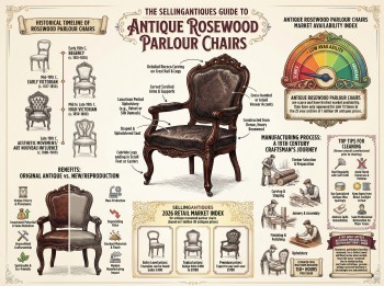 Antique Rosewood Parlour Chairs Guide Infographic