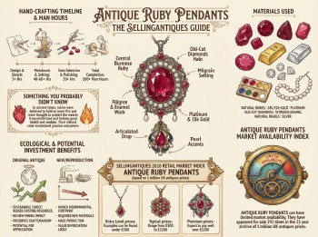 Antique Ruby Pendants Guide Infographic
