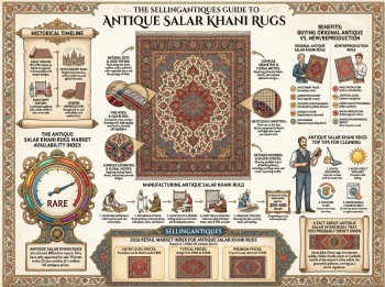 Antique Salar Khani Rugs Guide Infographic