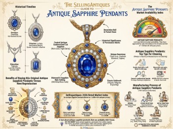 Antique Sapphire Pendants Guide Infographic