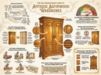 Antique Satinwood Wardrobes Guide Infographic