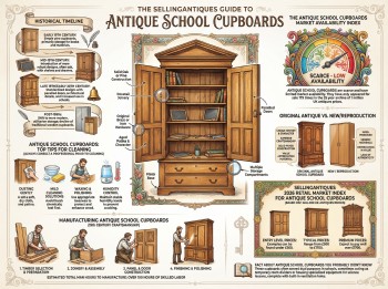 Antique School Cupboards Guide Infographic