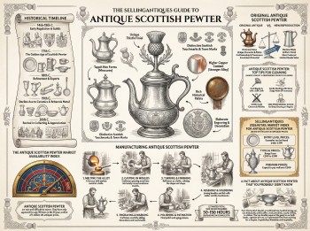 Antique Scottish Pewter Guide Infographic