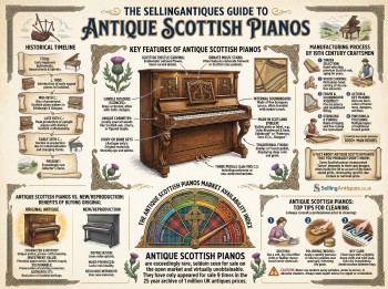 Antique Scottish Pianos Guide Infographic