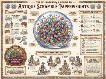 Antique Scramble Paperweights Guide Infographic